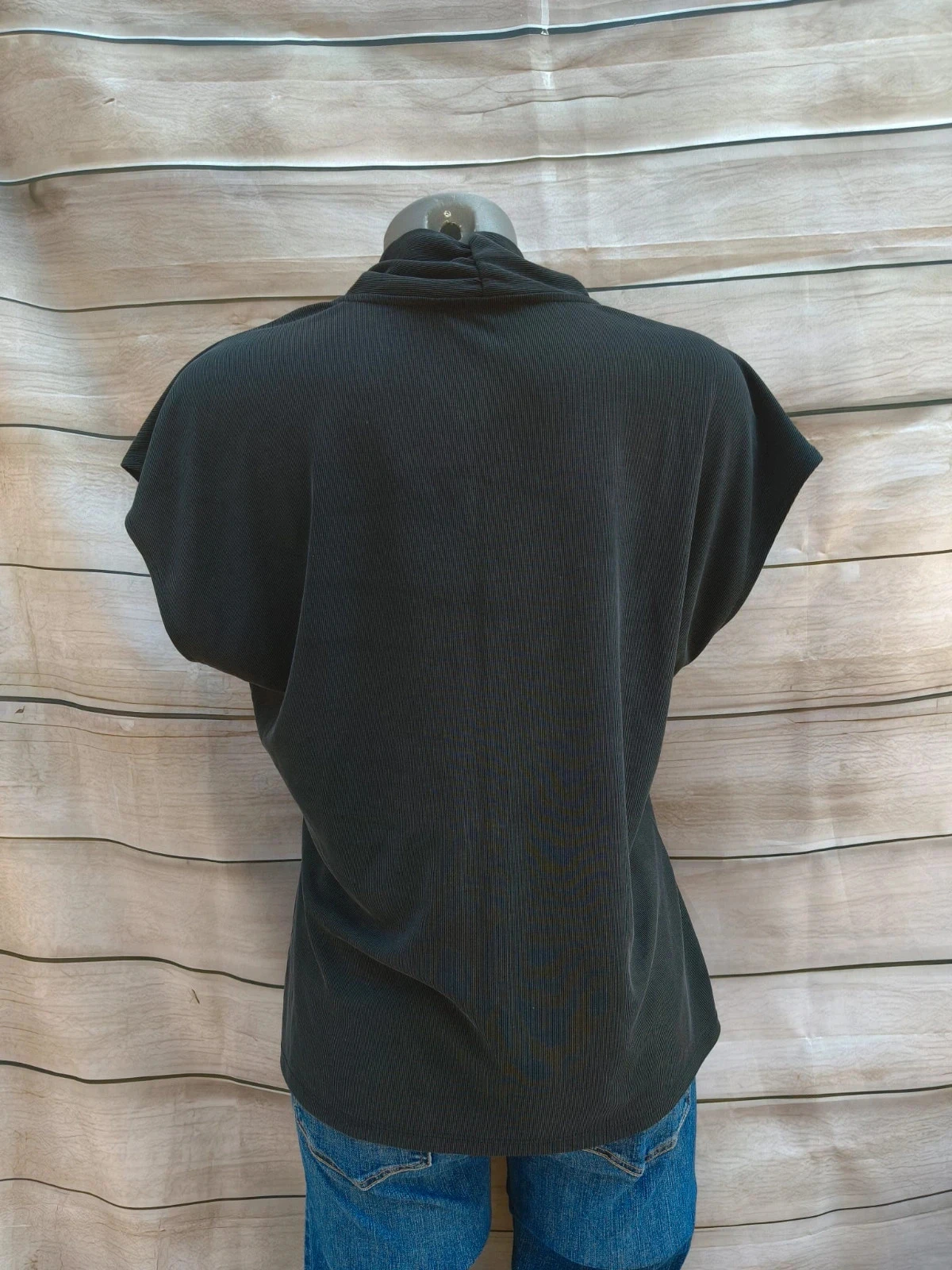 Blusa plissada preta Trucco - Tamanho L 💜 – photo 5